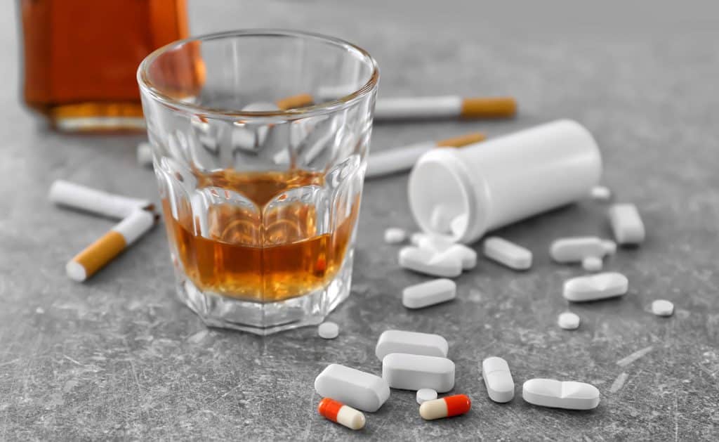alcohol and drugs