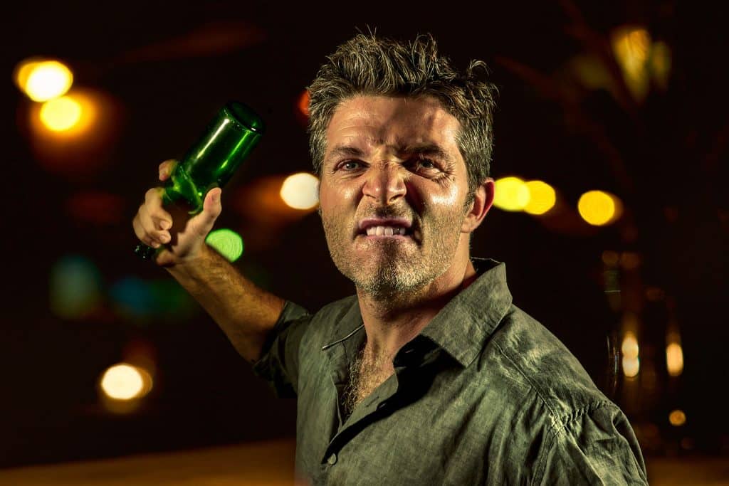 angry drunk